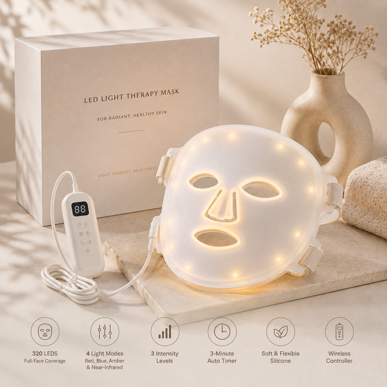 CLEMEN Pro LED Face Mask