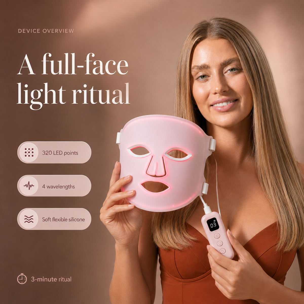 CLEMEN Pro LED Face Mask
